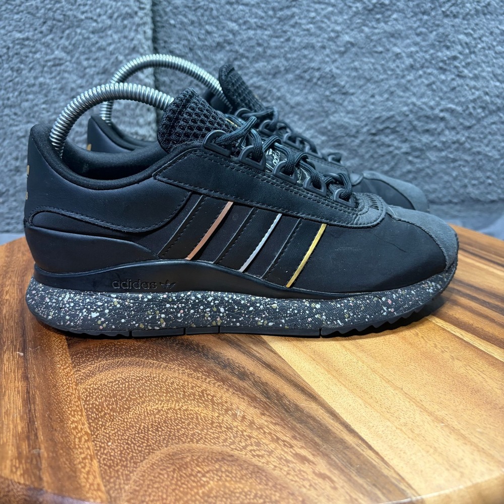 Adidas Originals SL 7200 Womens Size 7.5 Black Metallic Speckled Sneakers